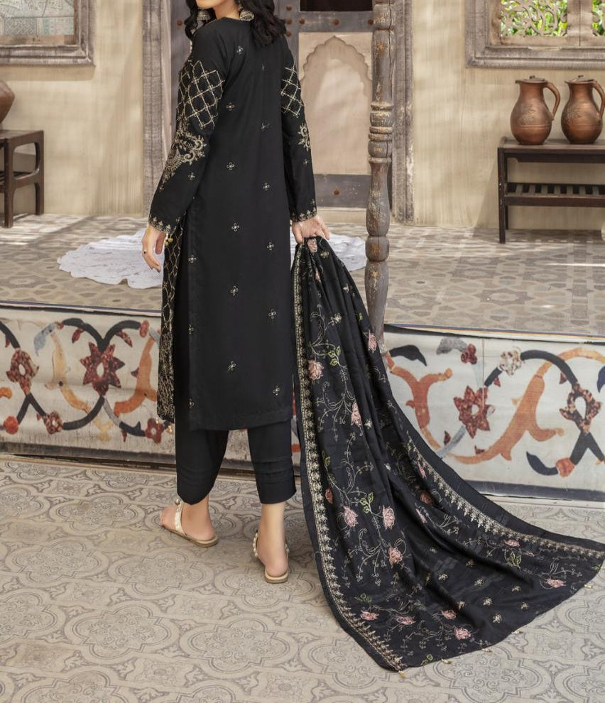 Grace W662-Embroidered Sequence 3pc Marina Dress With Embroidered Marina Shawl.