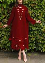 Grace S1016-Embroidered 3pc Lawn dress with Printed Munar Dupatta.