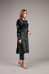 Grace W24 - Embroidered Velvet Shirt.