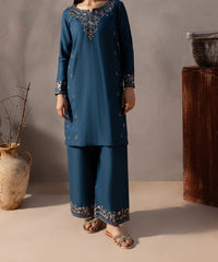 Grace W733 - Embroidered 2PC Marina Dress