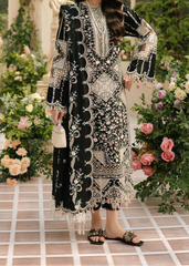 Grace Z-(S1373) - Stitched Embroidered 3pc Lawn Dress With Embroidered Chiffon Dupatta.