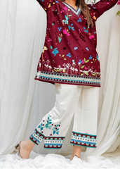 Grace W948- Digital Printed 2pc Karandi Dress.