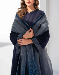 Grace S1193-Embroidered 3pc Lawn Dress With Printed Munar Dupatta.