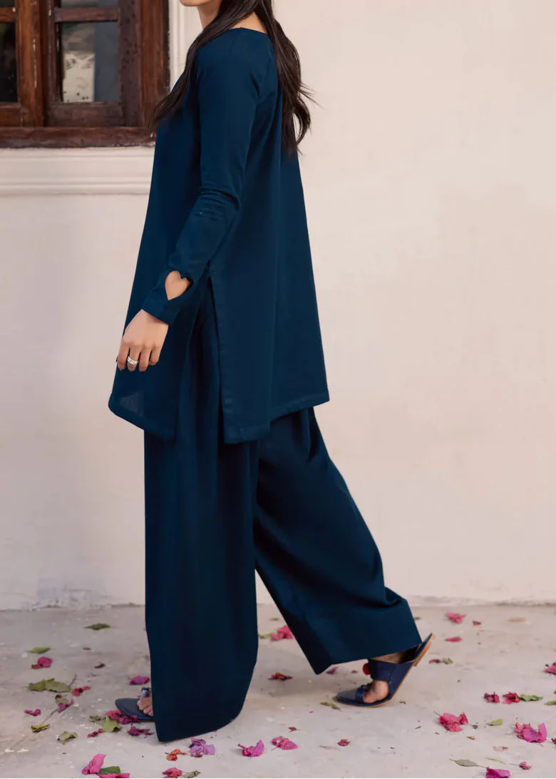 C-S 064- STITCHED 2PC LAWN CO-ORD SET.