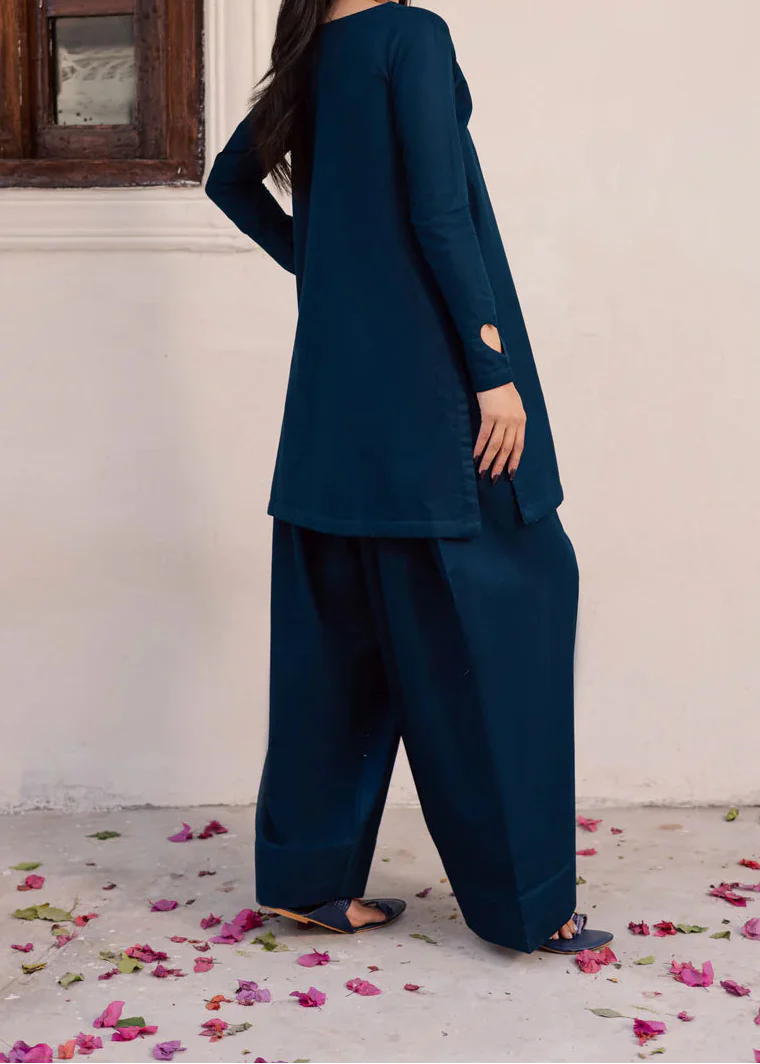 C-S 064- STITCHED 2PC LAWN CO-ORD SET.