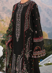 Grace W717-Embroidered CHIKANKARI 3pc Marina Dress With Printed Shawl