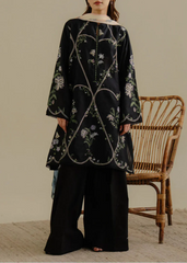 Grace S1257-Embroidered 3pc lawn dress with Printed Munar Dupatta.