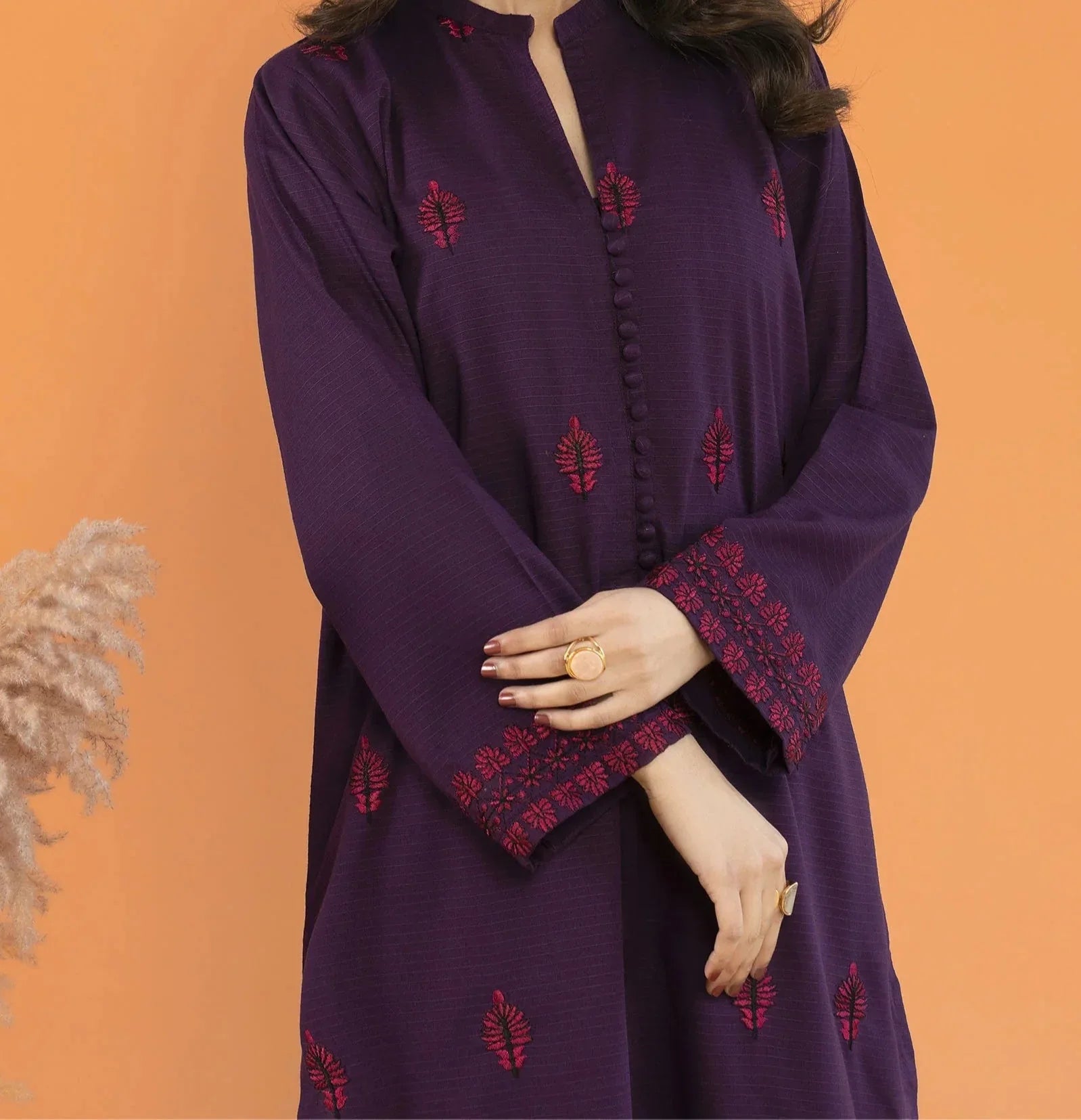 Grace W711-Embroidered 2pc Marina Dress