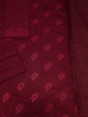 Grace S515-Embroidered 3pc lawn dress with dyed organza dupatta