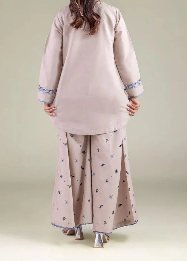 Grace S1485-Embroidered 3pc Lawn Dress With Printed Lawn Dupatta.