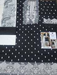 Grace S267-Embroidered 3pc lawn dress with embroidered Organza dupatta.