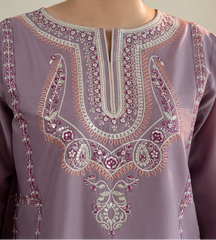 Grace S1407 - Embroidered 2pc lawn dress.