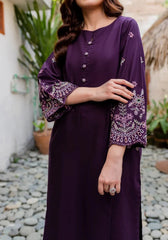 Grace Z-(S692)- Stitched Embroidered 2PC Lawn dress.