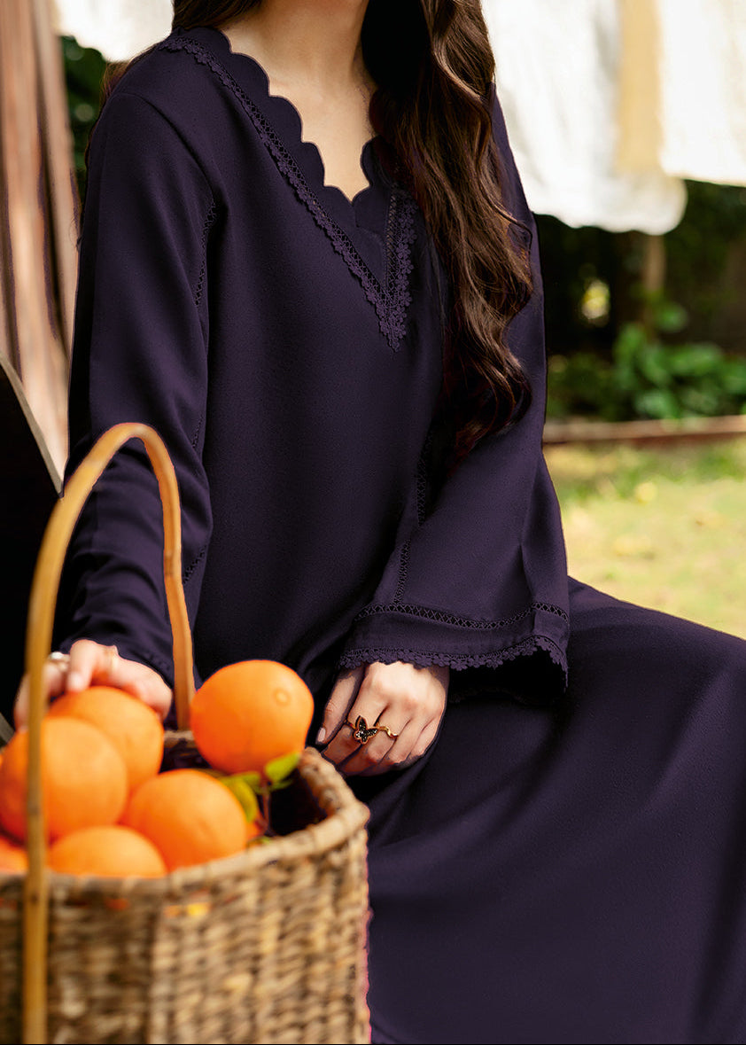 C-S 027- STITCHED 2PC DHANAK CO-ORD SET.