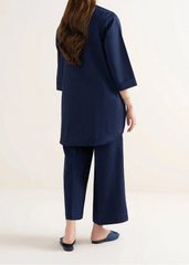 C-S 037- STITCHED 2PC DHANAK CO-ORD SET.