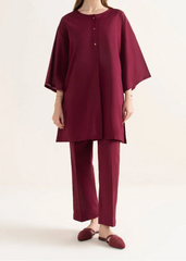 C-S 038- STITCHED 2PC DHANAK CO-ORD SET.