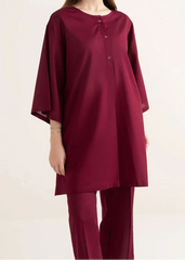 C-S 038- STITCHED 2PC DHANAK CO-ORD SET.