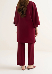 C-S 038- STITCHED 2PC DHANAK CO-ORD SET.
