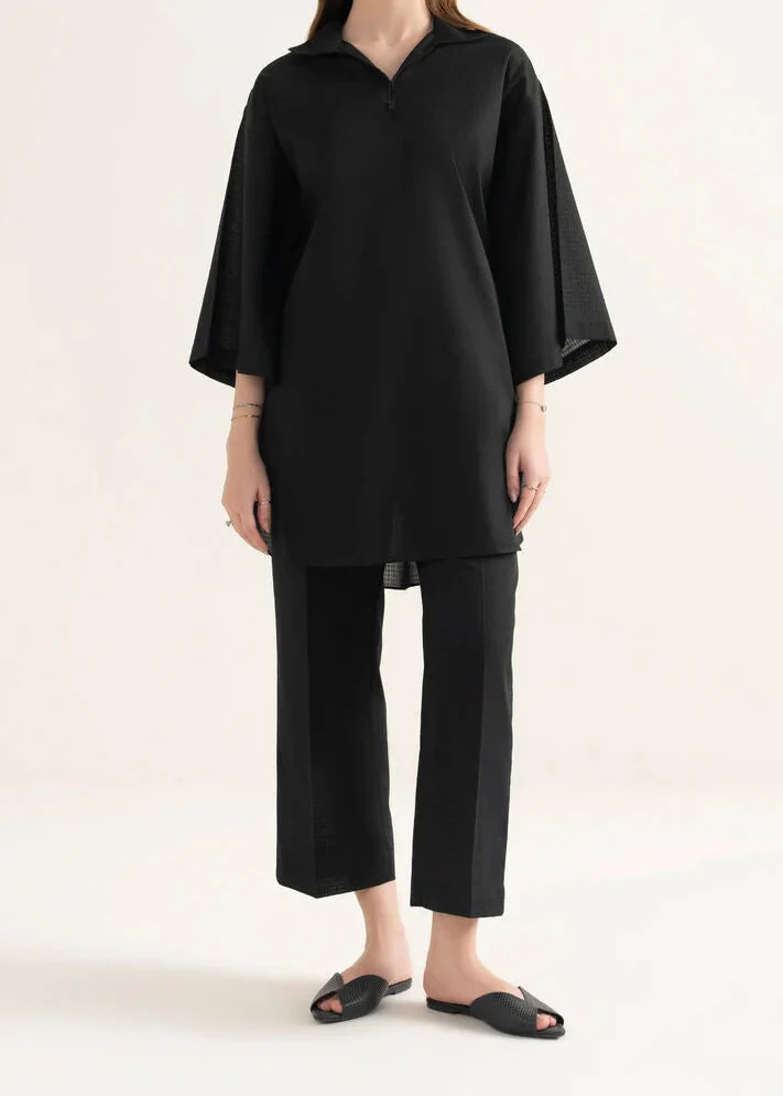 C-S 036- STITCHED 2PC DHANAK CO-ORD SET.