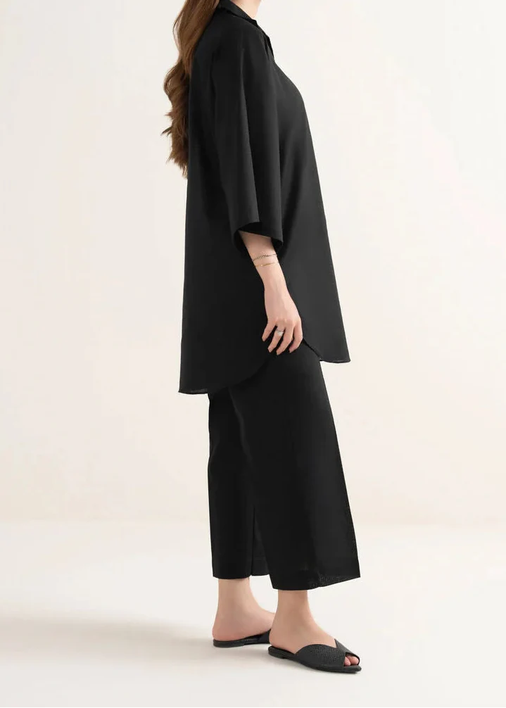 C-S 036- STITCHED 2PC DHANAK CO-ORD SET.