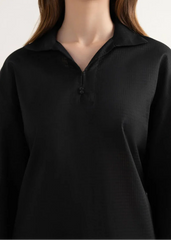 C-S 036- STITCHED 2PC DHANAK CO-ORD SET.