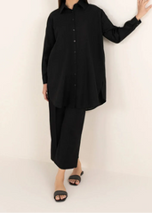 C-S 011- STITCHED 2PC DHANAK CO-ORD SET.