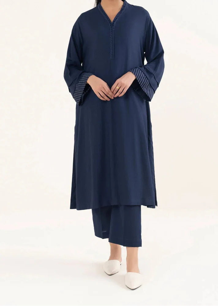 C-S 013- STITCHED 2PC DHANAK CO-ORD SET.