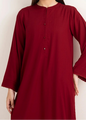 C-S 031- STITCHED 2PC DHANAK CO-ORD SET.