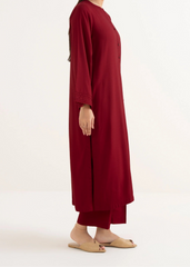 C-S 031- STITCHED 2PC DHANAK CO-ORD SET.