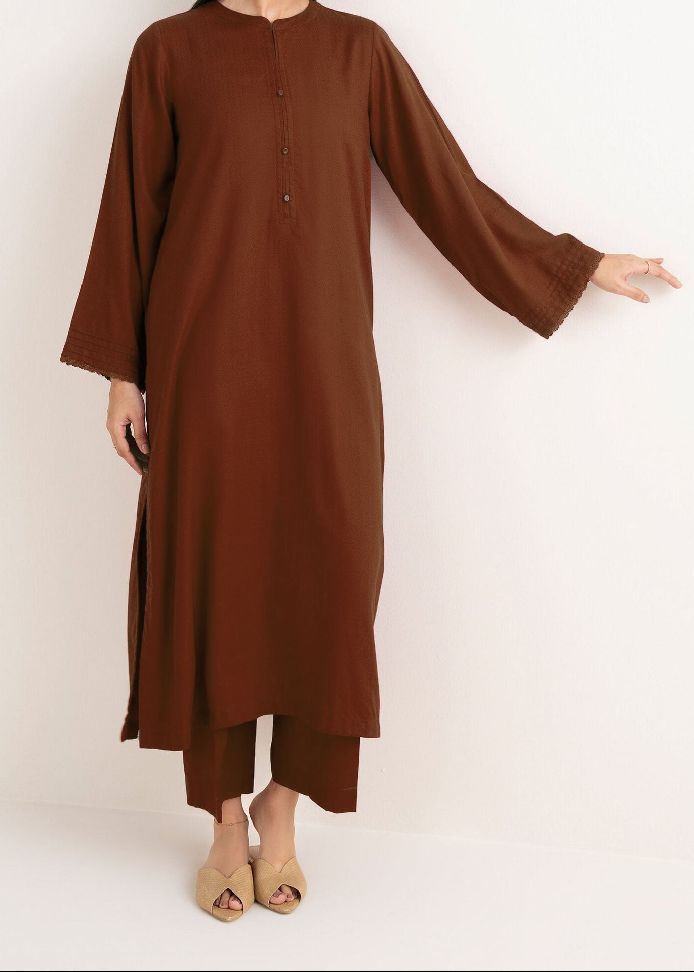 C-S 054- STITCHED 2PC LAWN CO-ORD SET.