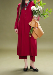 C-S 016- STITCHED 2PC DHANAK CO-ORD SET.