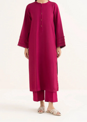 C-S 003- STITCHED 2PC DHANAK CO-ORD SET.