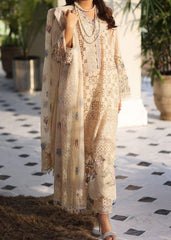 Grace S1496 - Embroidered 3pc CHIKANKARI Lawn Dress With Printed Lawn Dupatta.