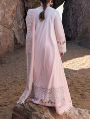 Grace S1212-Embroidered 3pc CHICKANKARI Lawn Dress With Embroidered Munar Dupatta.