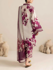 Grace S1103-Digital Printed 3pc Lawn Dress with Digital Printed Silk Dupatta.