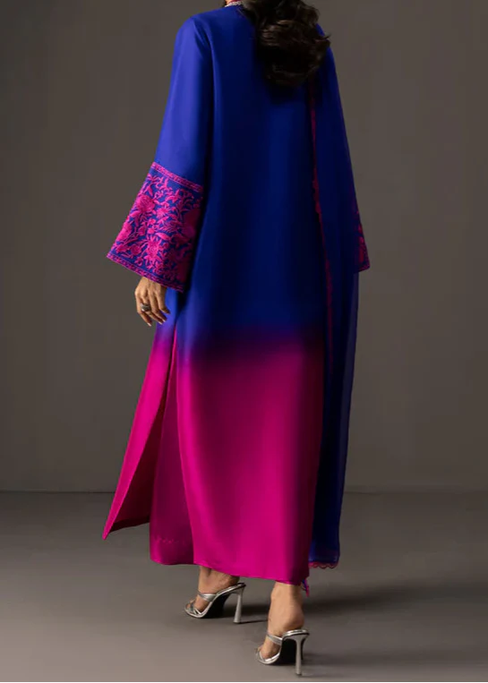 Grace W734 - Digital Printed 3pc Silk dress With Digital Printed Silk dupatta.