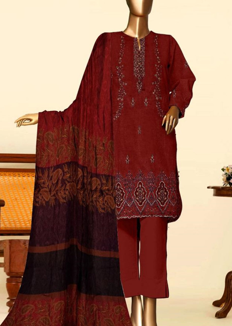 Grace S829-Embroidered 3PC Lawn with Printed Munar Dupatta.