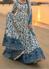 Grace S1493-Embroidered 3pc Lawn Dress With Printed Lawn Dupatta.