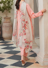 Grace S1310-Embroidered 3pc Lawn Dress With Printed Lawn Dupatta.