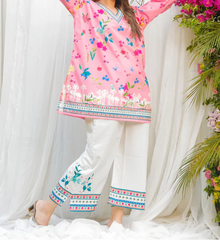 CS-117  REEMA - STITCHED 2PC PRINTED CO-ORD SET.