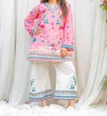 CS-117  REEMA - STITCHED 2PC PRINTED CO-ORD SET.