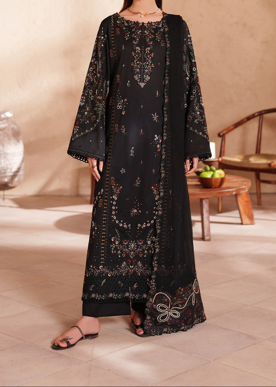 Grace S1468 - Embroidered 3pc Lawn Dress With Embroidered Chiffon Dupatta.