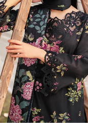 Grace S1302 - Printed & Embroidered 3pc Lawn Dress With Digital Printed Chiffon Dupatta.