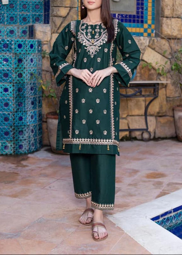 Grace S1278-Embroidered 2pc Lawn Dress