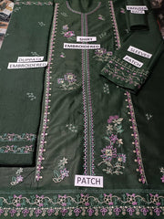 Grace S873-Embroidered 3pc Lawn Dress with Embroidered Munar Dupatta.