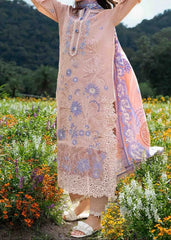 Grace Z-(S1426) - Stitched Embroidered 3pc Lawn Dress With Printed Lawn Dupatta.