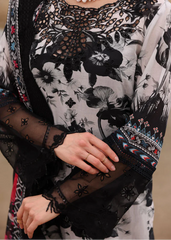 Grace S1289 - Printed & Embroidered 3pc Lawn Dress With Digital Printed Chiffon Dupatta.