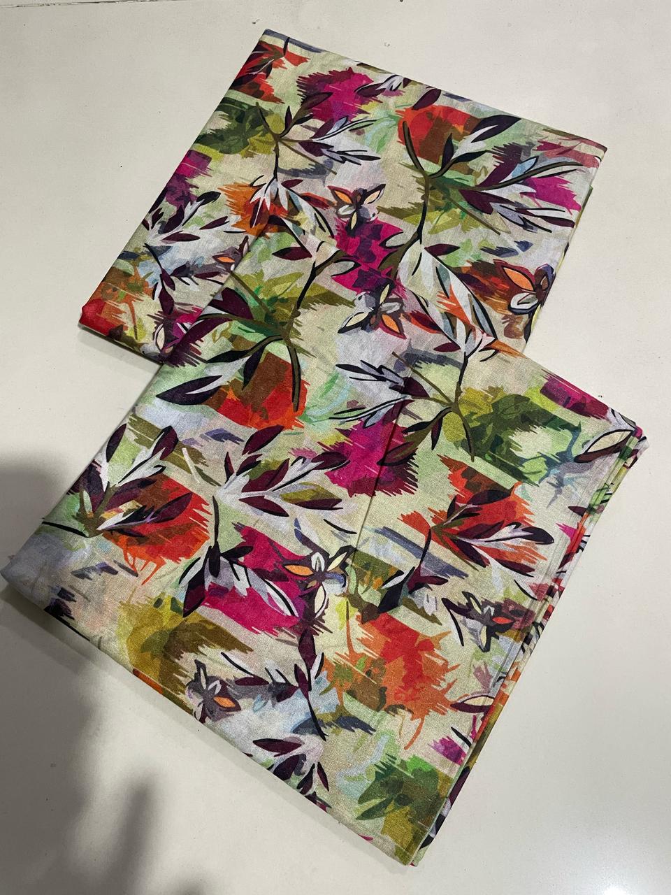 Grace S950- Unstitched Printed 2PC Lawn Dress.