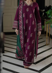 Grace Z-(S1320)- Stitched Embroidered 3pc Lawn Dress With Embroidered Lawn Dupatta.