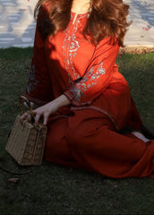 Grace W914-Embroidered 2pc Marina Dress.